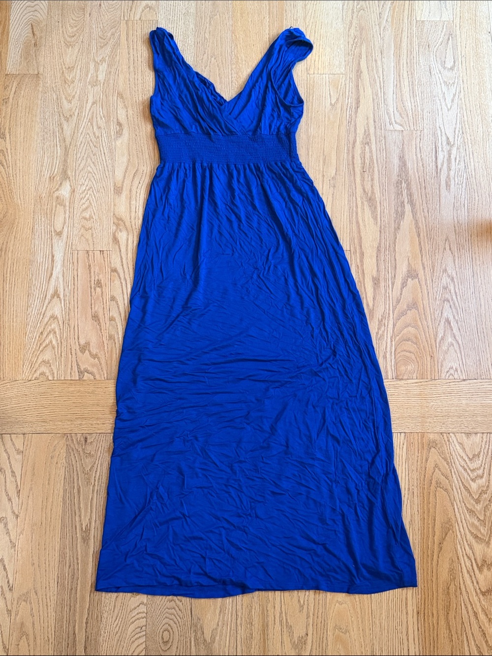Rolla Coster Cobalt Blue V-Neck Sleeveless Maxi Dress